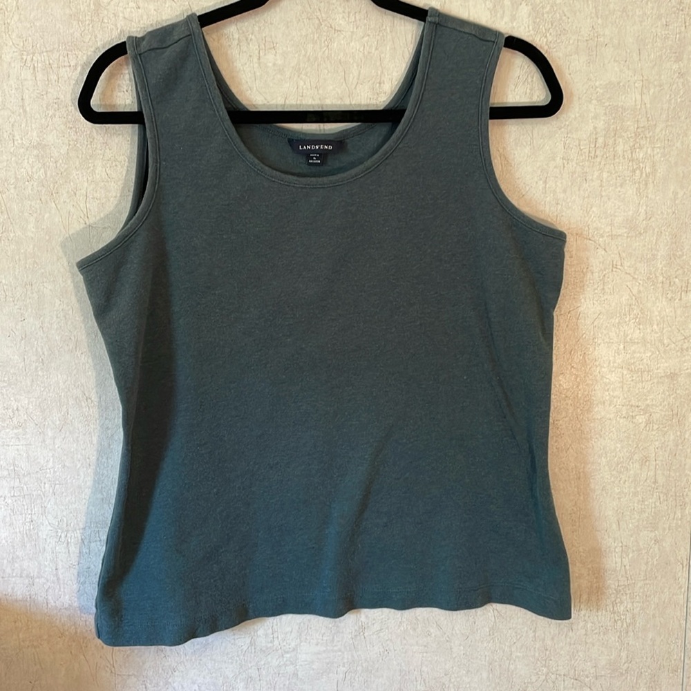 Lands' End Women's Gray Tank Top